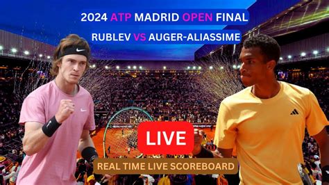 atp madrid 2024 live score|Andrey Rublev .